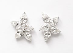 Diamond Cluster Earrings