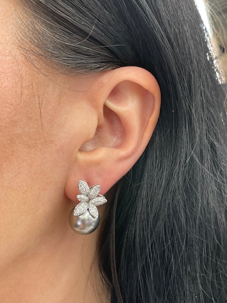 Orecchini In Argento Sterling - Borchie Bianche E Nere - Pietra - Foto 5