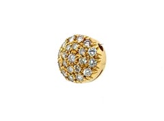 Diamond Cluster Pendant Necklace Mined 1/3ct 14K Floating Vanishing Chain