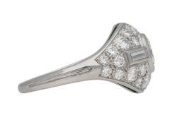 Diamond Cluster Ring by Boucheron Paris, circa 1950s