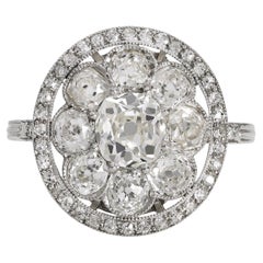 Antique Diamond cluster ring, circa 1915.