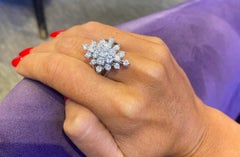 Diamond Cluster Ring