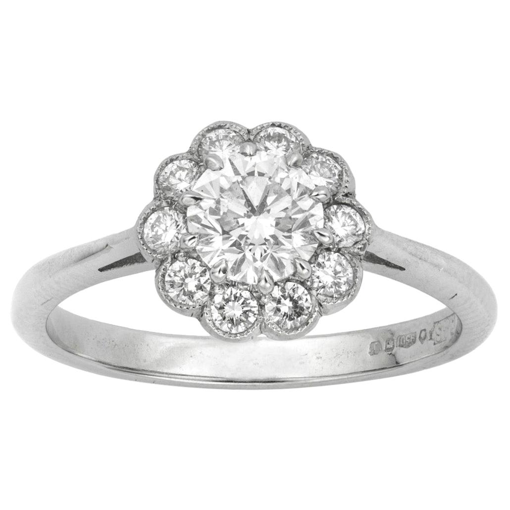 Diamond Cluster Ring For Sale