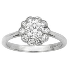 Diamond Cluster Ring