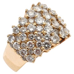 Diamond Cluster Ring