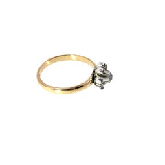 Diamond Cluster Ring Set with 0.12ct In 18ct Yellow & White Gold