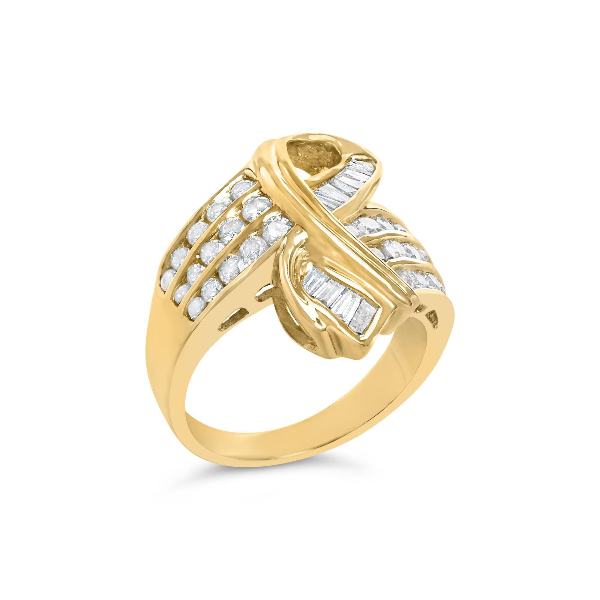 It comes with the Gemological Appraisal by GIA GG/AJP
All diamonds are natural, not treated
43 Diamonds = 1.32 Carats
Metal: 14K Yellow Gold
Ring Size: 7* US
*It can be resized complimentary