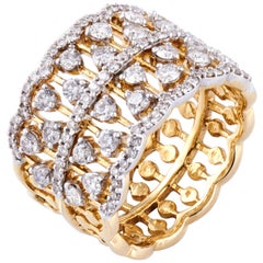 Diamond Cocktail Fashion Ring Set in 18 Karat Yellow Gold
VS/G Diamonds
Diamond Cocktail Fashion Ring Set in 18 Karat Yellow Gold
VS/G Diamonds