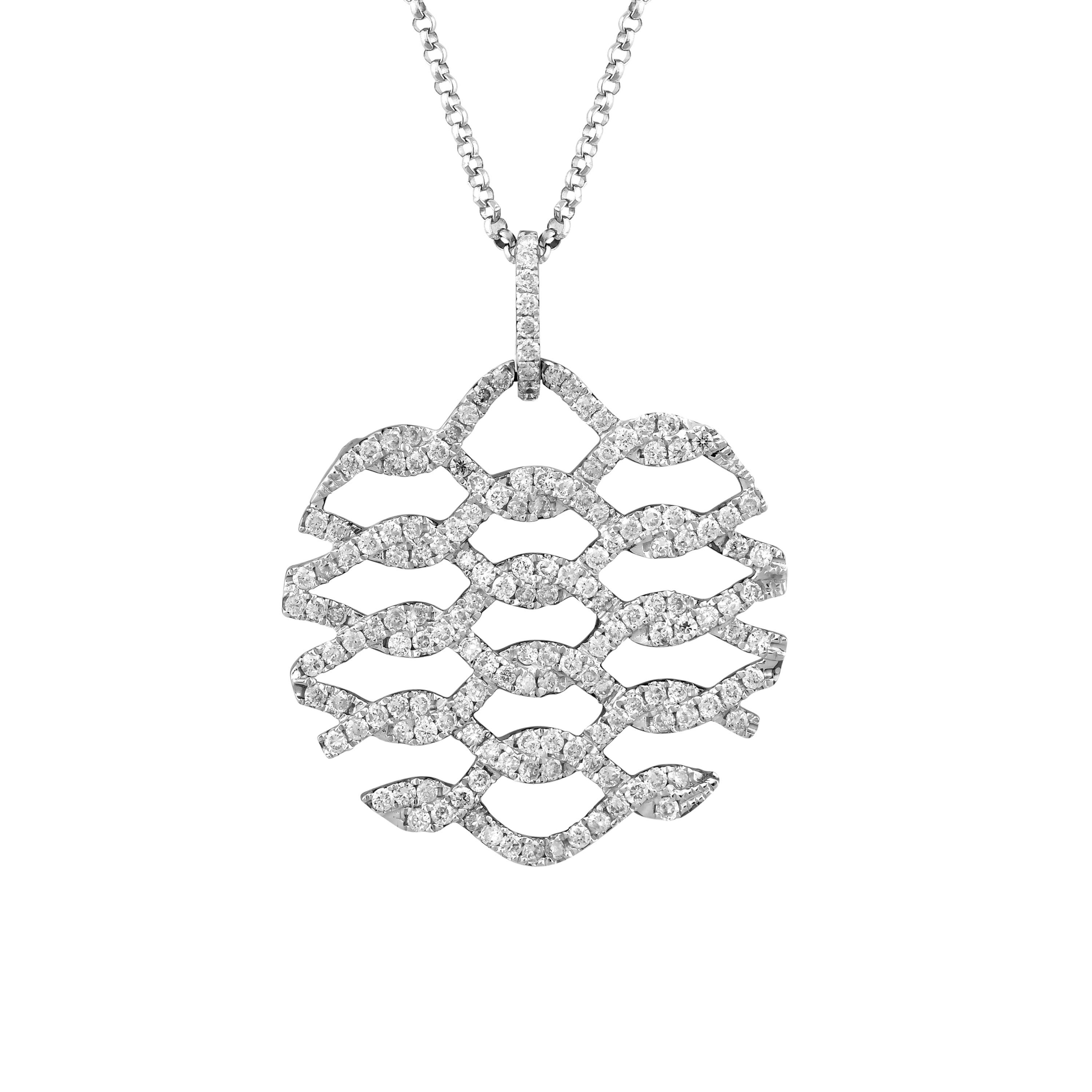An exclusive collection of designer and unique cocktail pendants by Sunita Nahata Fine Design. 

Diamond Cocktail Pendant in 18 Karat Black Gold.

Diamond: 0.905 carat, 1.10 Size, Round Shape, G colour, VS Clarity.

Gold: 3.829g, 18K Black gold.