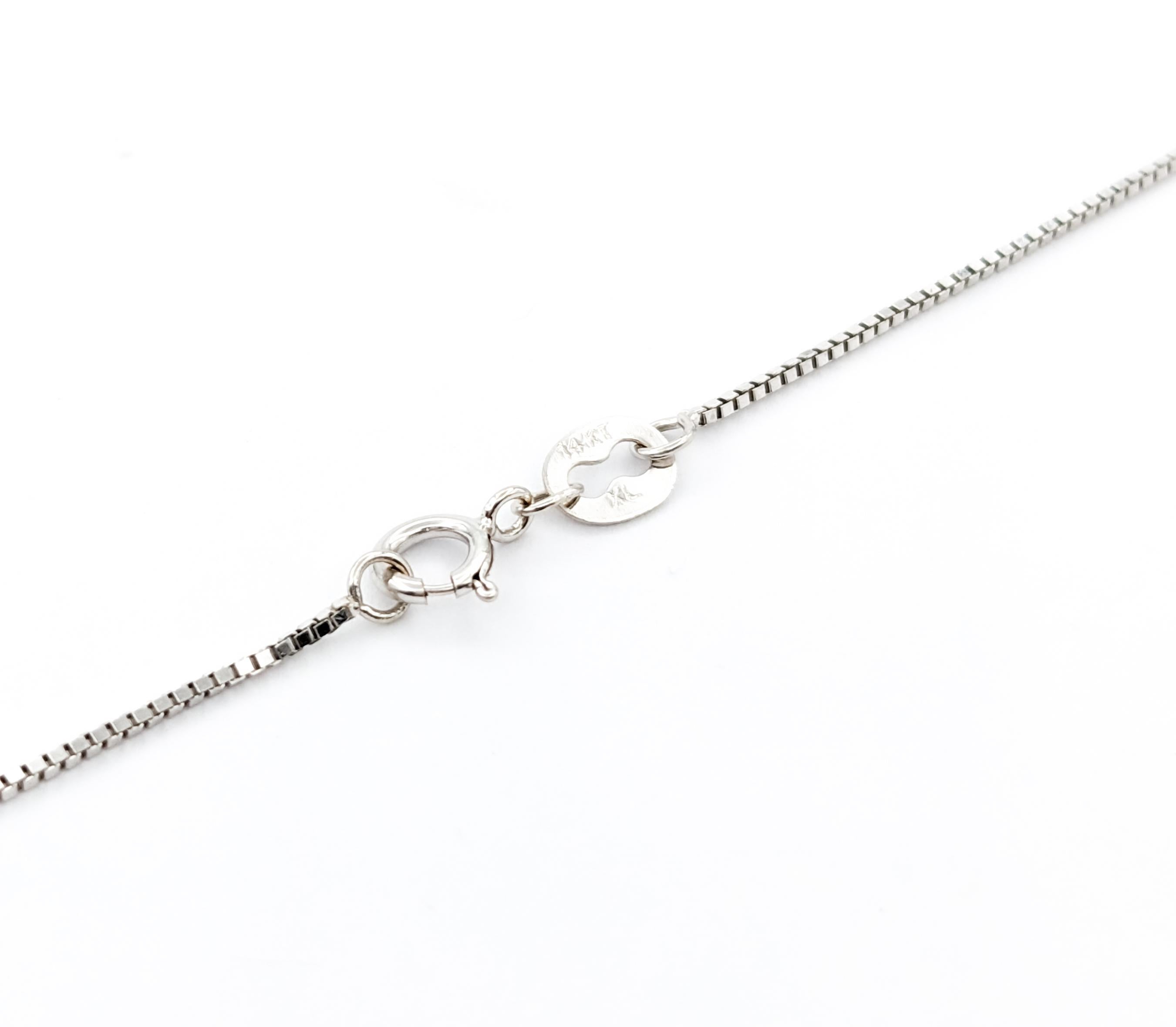 Diamond Cocktail Pendant In White Gold

Introducing this beautiful Diamond Fashion Pendant, crafted in 14k white gold. The pendant, designed with a cocktail style, features .75 ctw of diamonds. These sparkly diamonds are I clarity and have a near