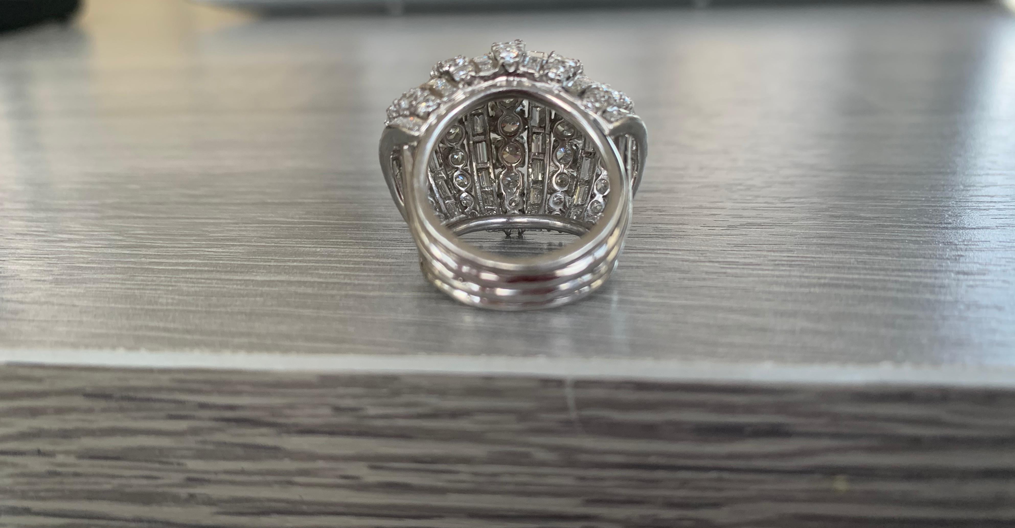 Women's Diamond Cocktail Ring For Sale