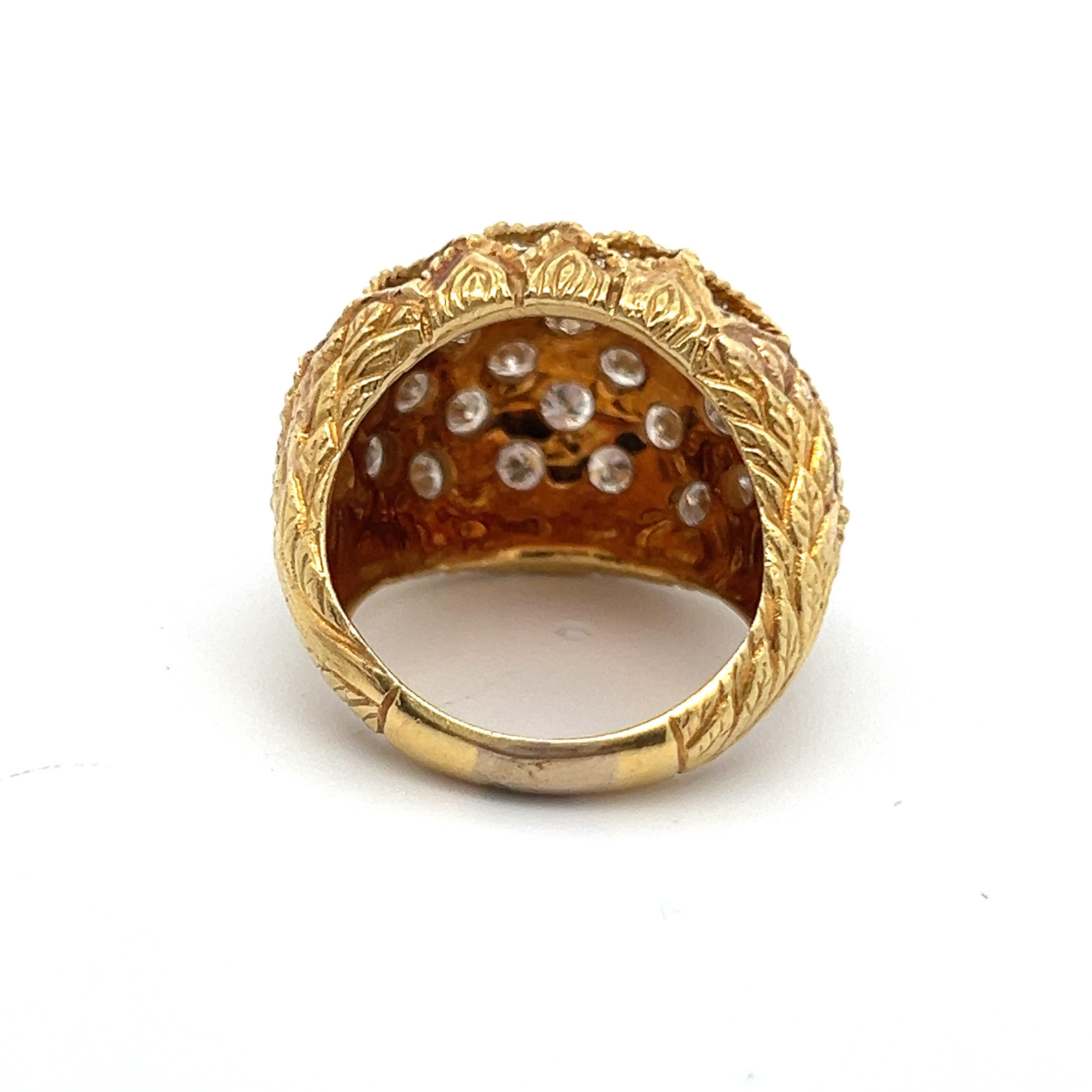 Diamond Cocktail Ring For Sale 1