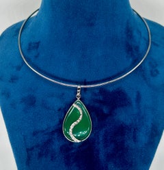 Diamond collarbone Necklace Silver Zoe choker Diamond onyx Diamond Bib Necklace