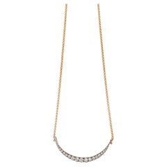 Diamond Crescent necklace