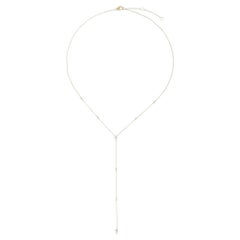 Collier Elegance en or jaune 14K (ou 18k sur demande) avec croix en diamant