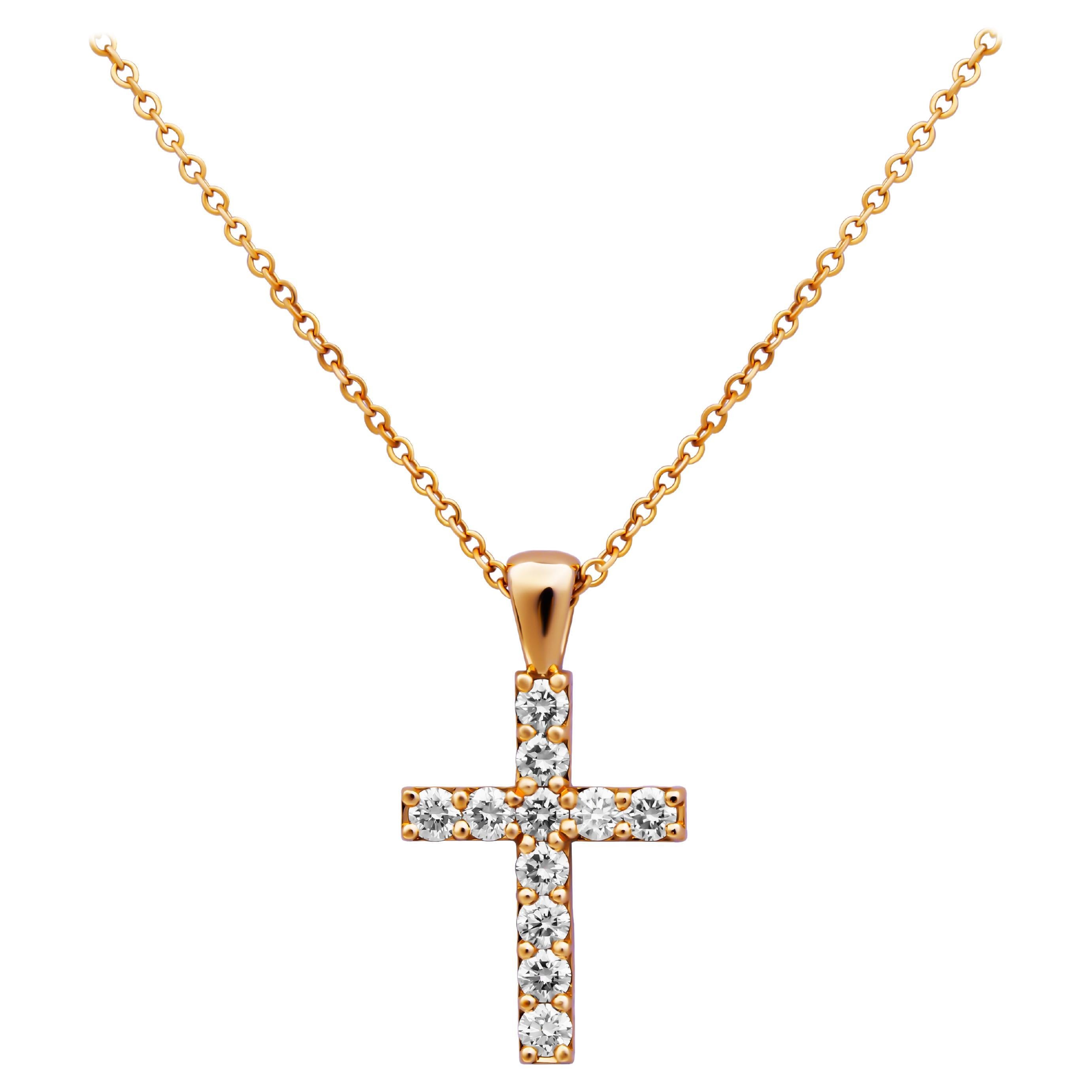 Diamond Cross Pendant