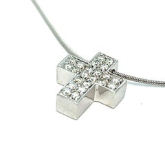Diamond Cross Pendant Necklace