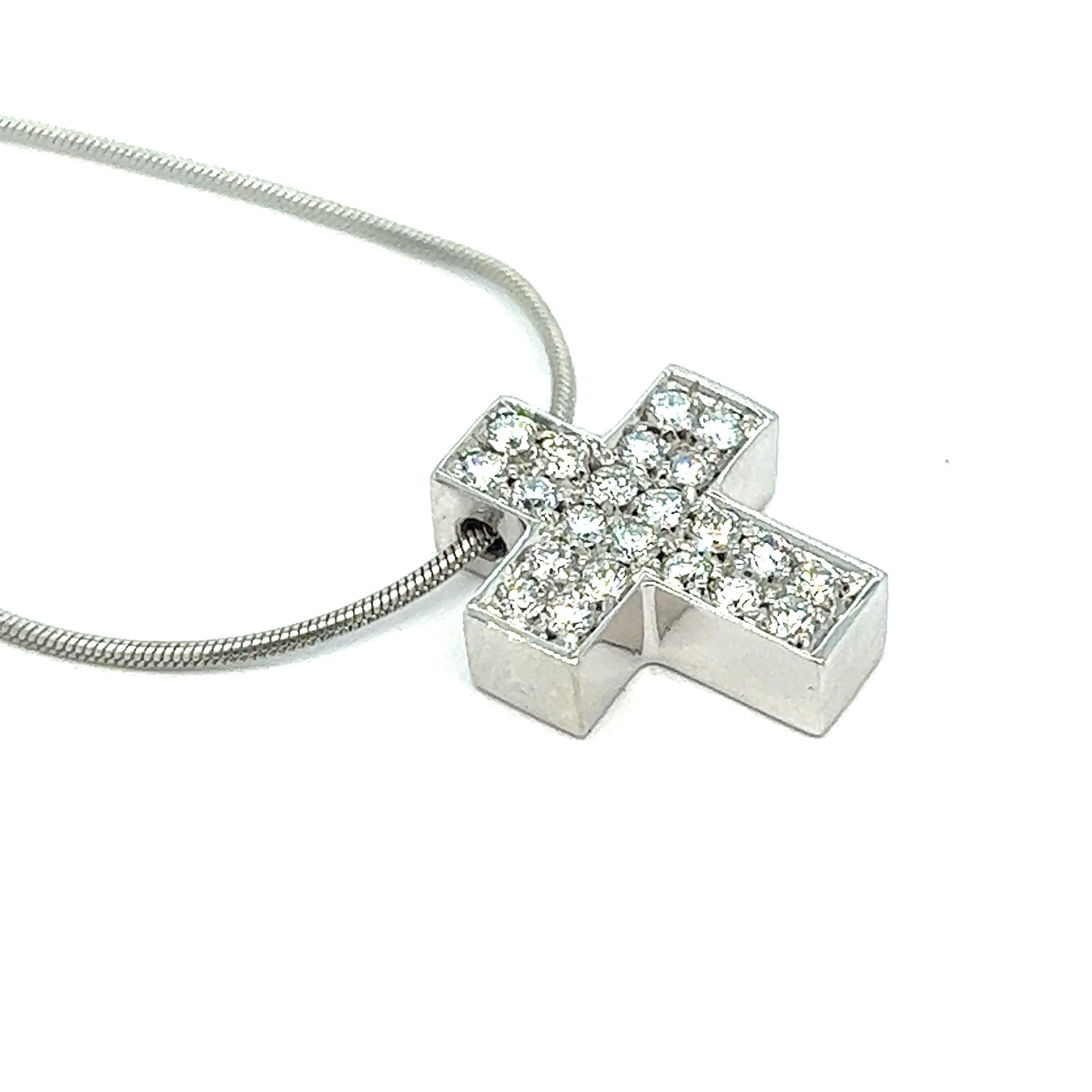 cross diamond pendants