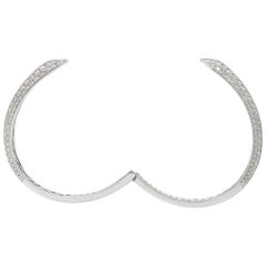 Diamant-Crossover-Armreif für die halbe Ewigkeit mit Diamanten