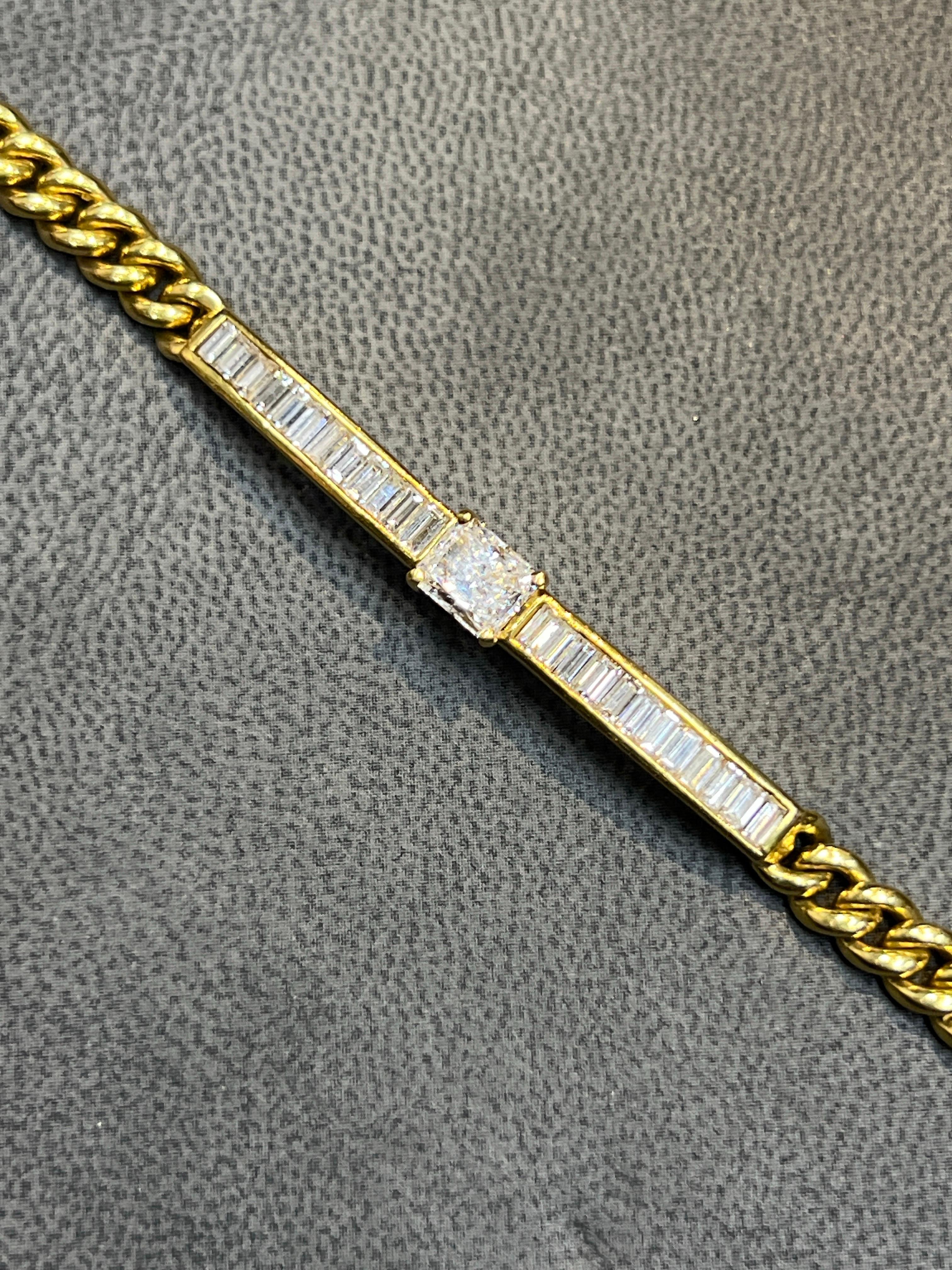 Diamond Cuban Link Bracelet For Sale 1