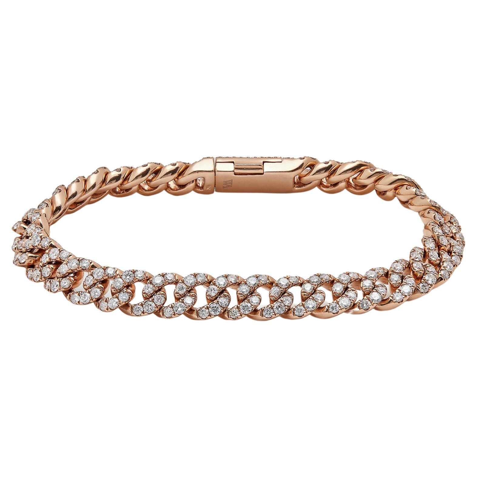 Diamond Cuban Link Bracelet For Sale