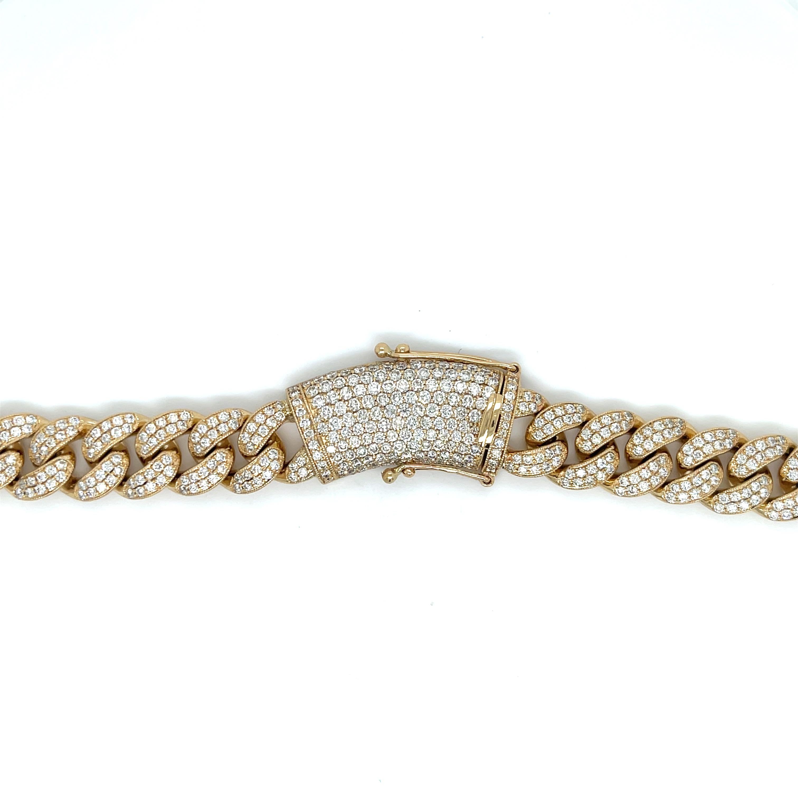 Diamant-Kubanische Gliederhalskette (Moderne)