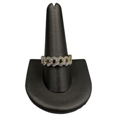 Bague cubaine en or jaune 10kt - 0.50ctw GH I1 Diamants, taille 10