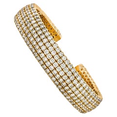 Diamond Cuff Bracelet, 16.42 Carats
