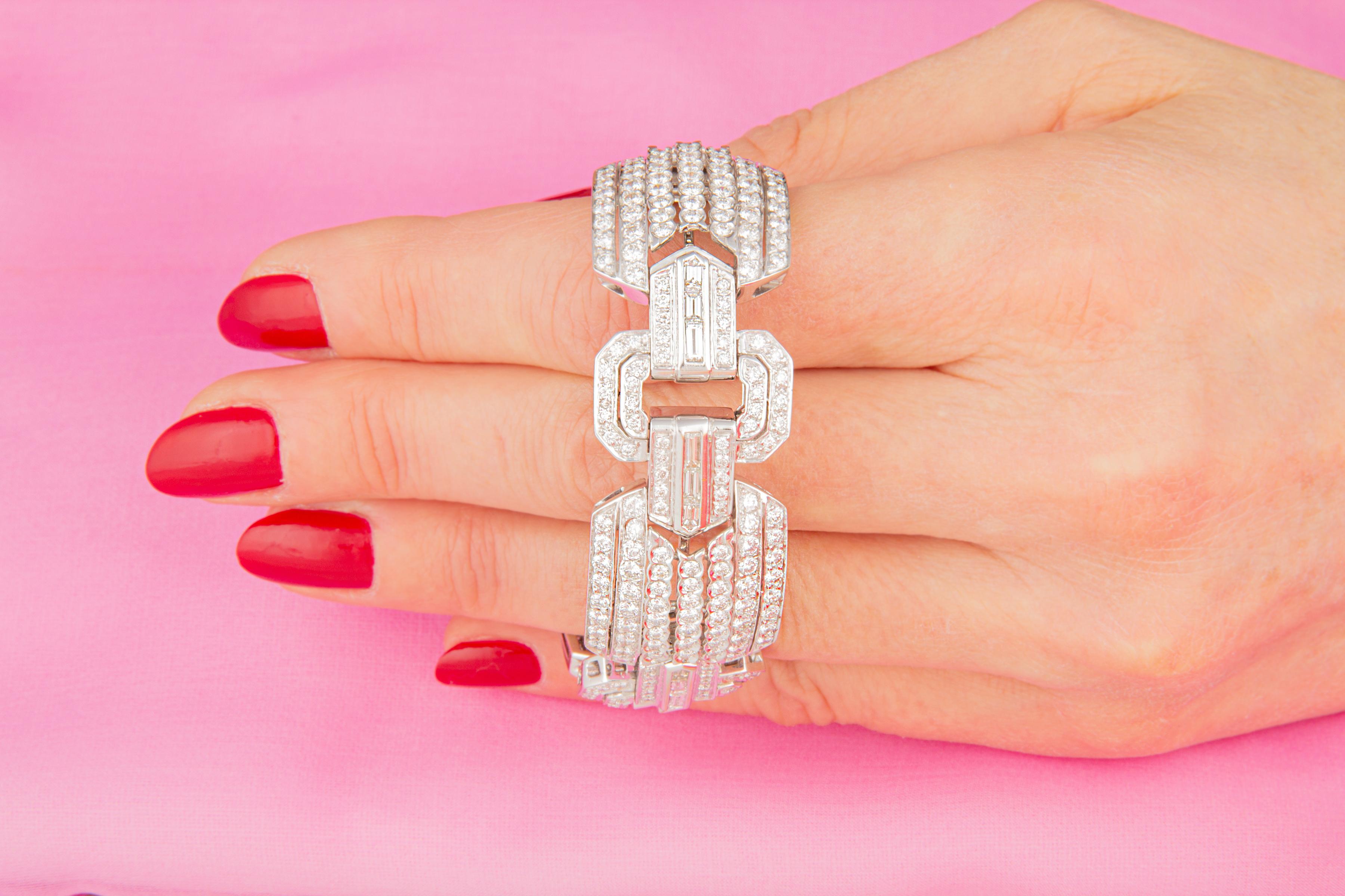 Bracelet manchette Ella Gafter en vente 1