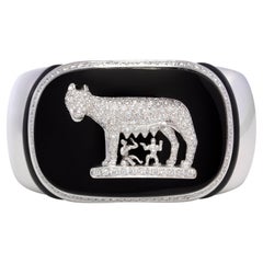 Bracciale con diamanti She Wolf "Lupa Capitolina" Design/One di Ella Gafter