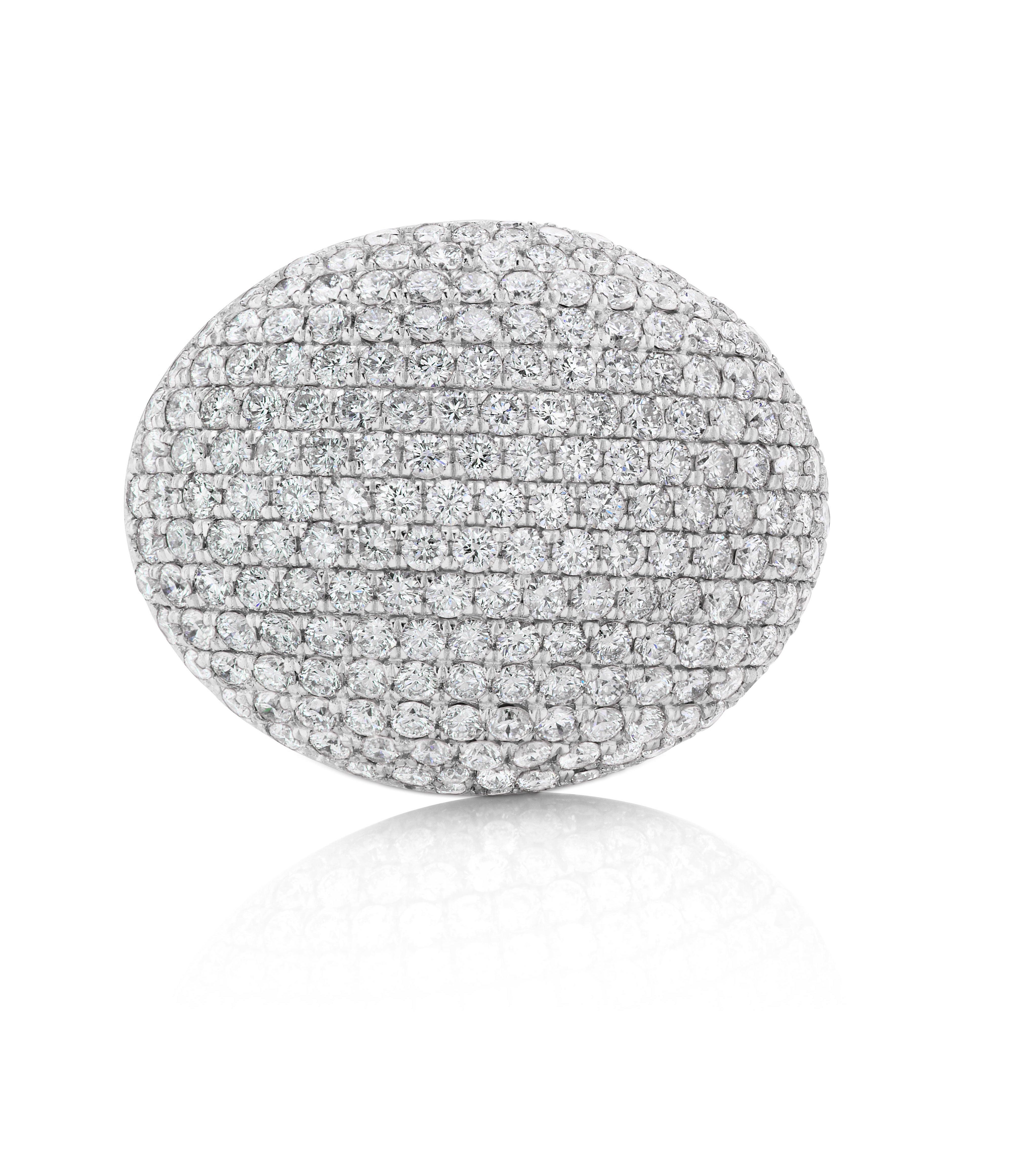 Diamond Cufflink In New Condition For Sale In New York, NY