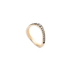 Diamond Curve Ring