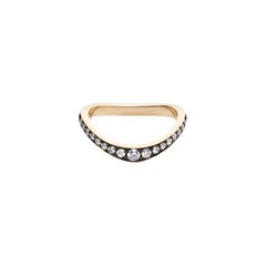 Diamond Curve Ring