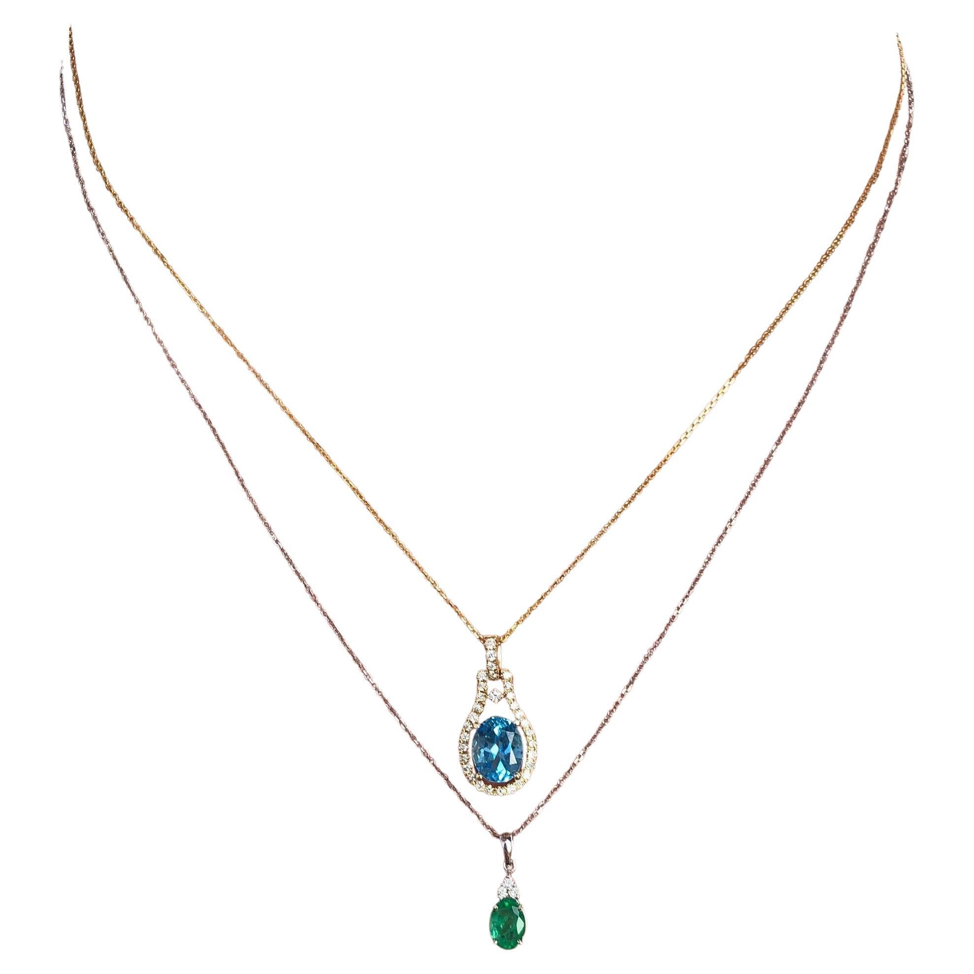 Cadena portacables con corte de diamante en oro macizo de 14 quilates: Cadena Ajustable 18-20inch en venta