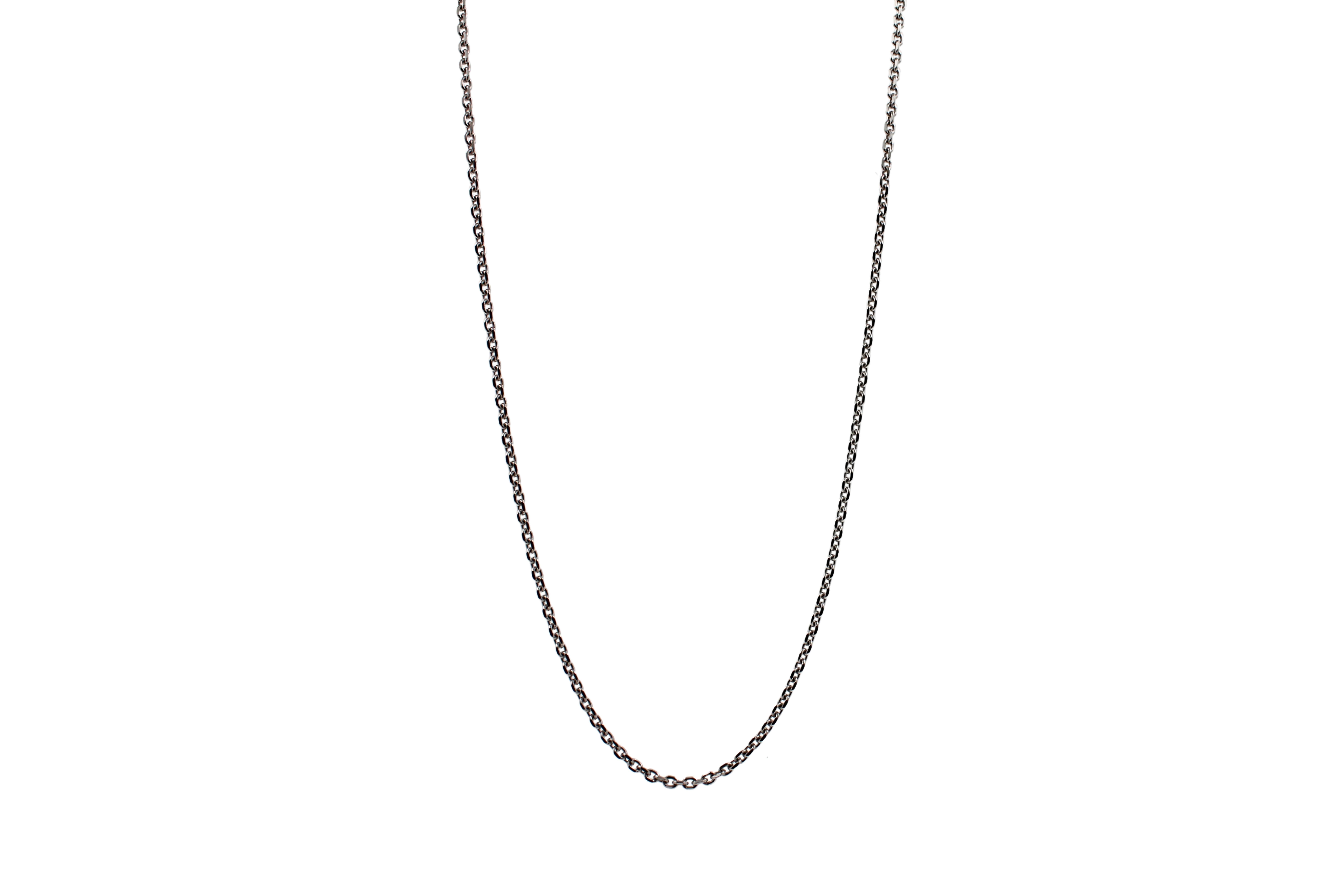 Diamond Cut Cable Fancy Dainty Link 925 Sterling Silver Chain Necklace In New Condition For Sale In Fairfax, VA