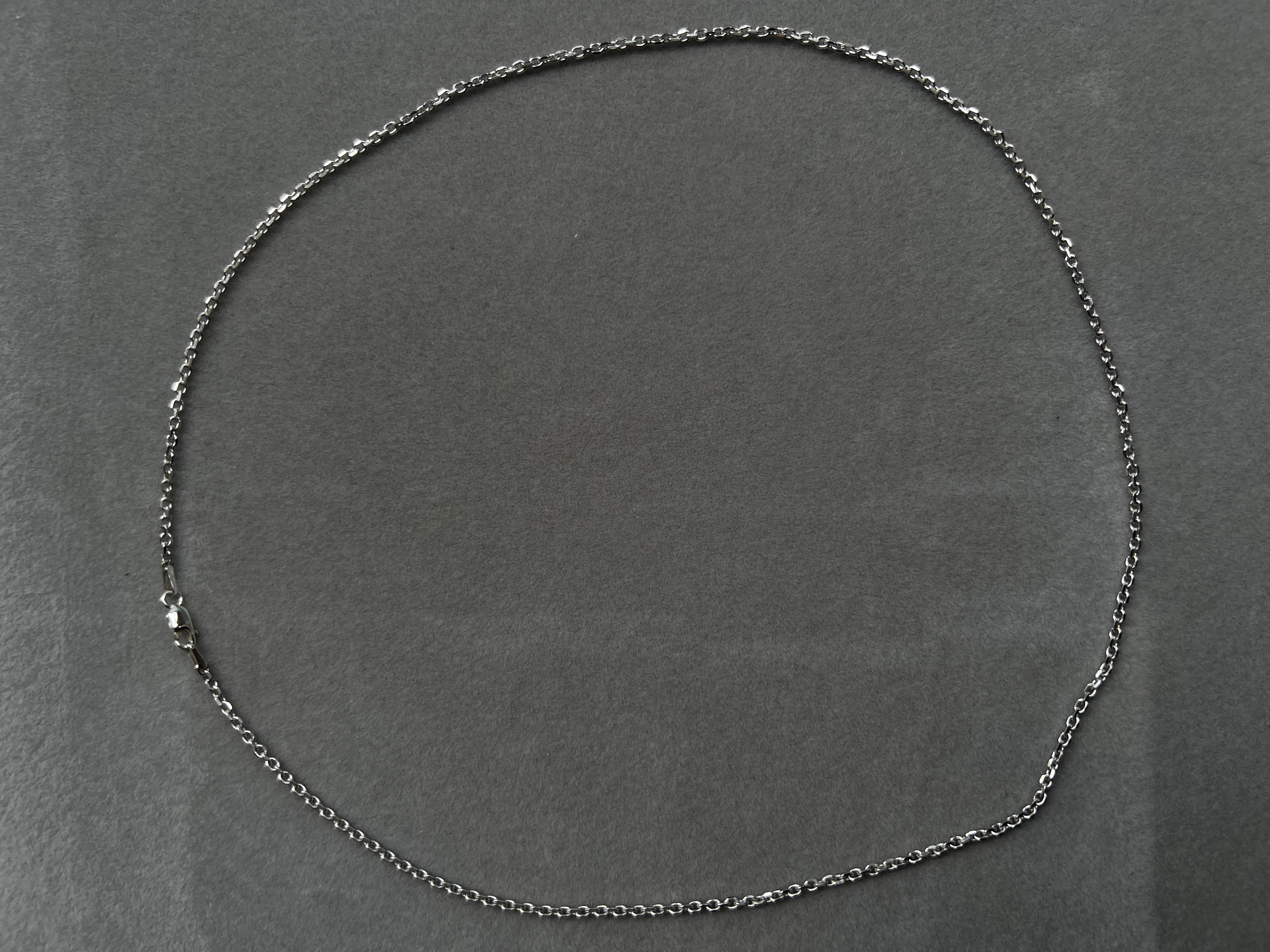 Diamond Cut Cable Fancy Dainty Link 925 Sterling Silver Chain Necklace For Sale 1