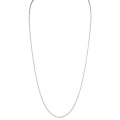 Diamond Cut Two-Tone Gold Chain