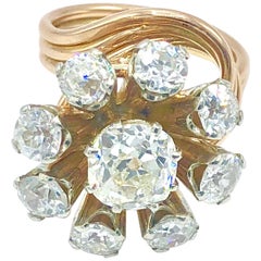 Diamond Daisy Ring