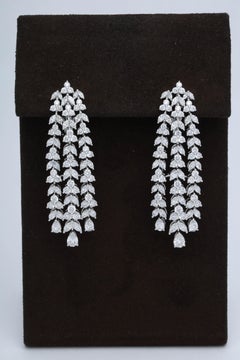 Diamond Dangle Earrings