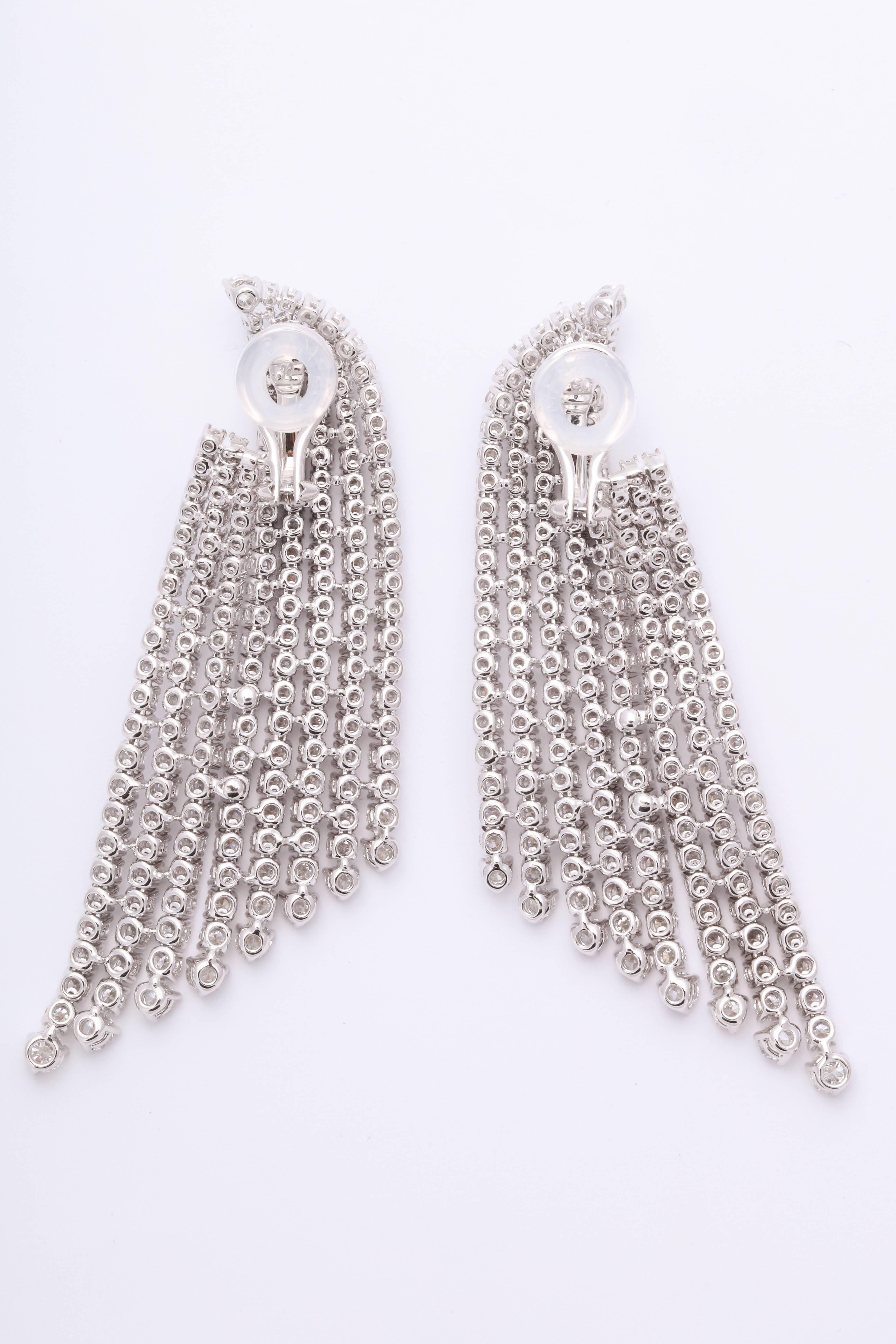 Diamond Dangle Earrings 2