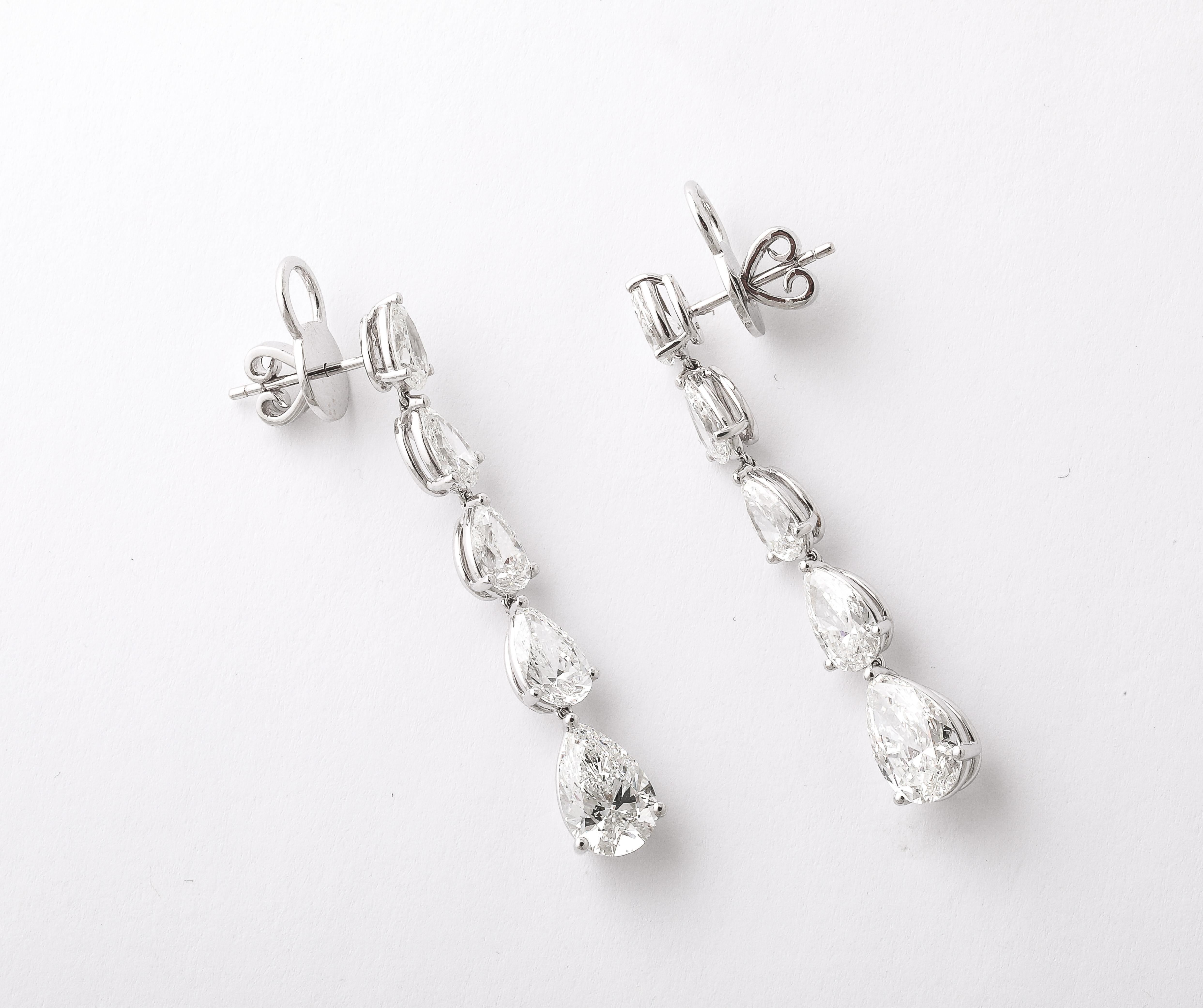 Pendants d'oreilles - Diamant en vente 1