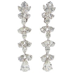 Diamond Dangle Earrings