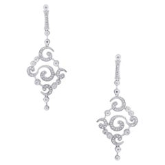 Diamond Dangle Earrings