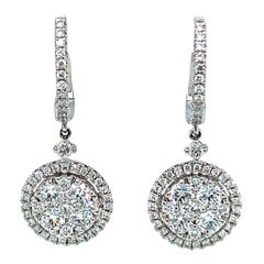 Diamond Dangle Earrings