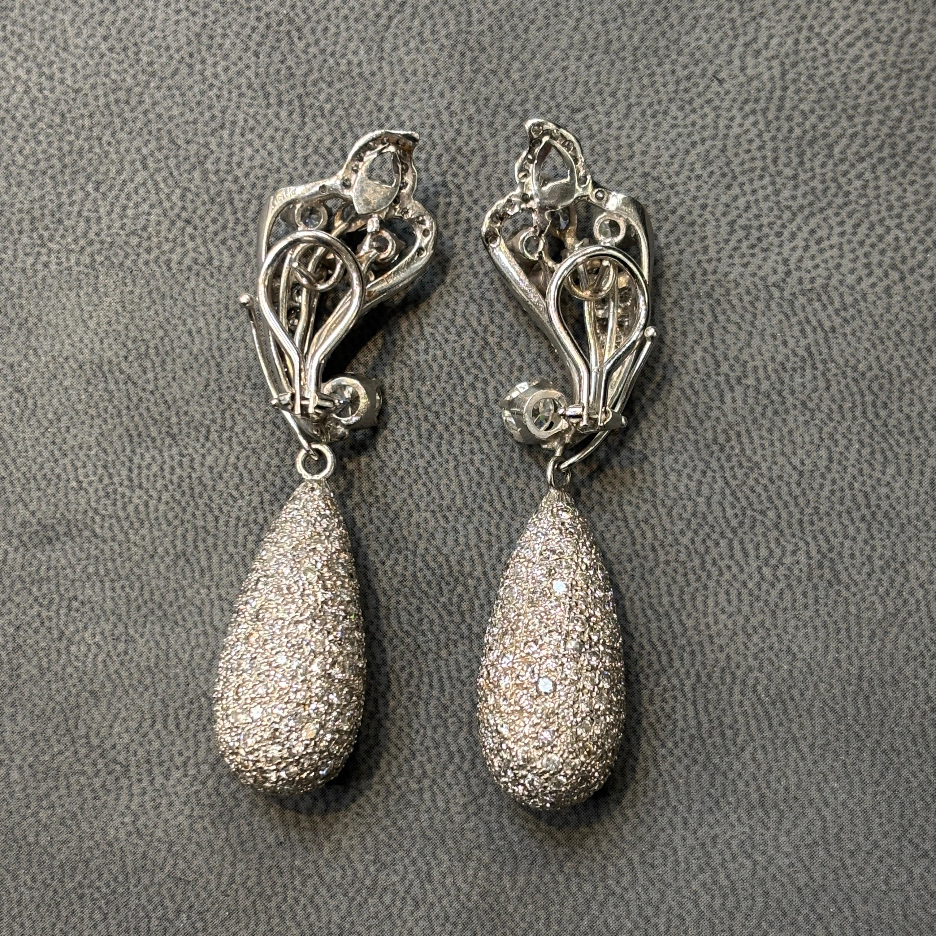 Pendientes Día y Noche de Diamantes en venta 1