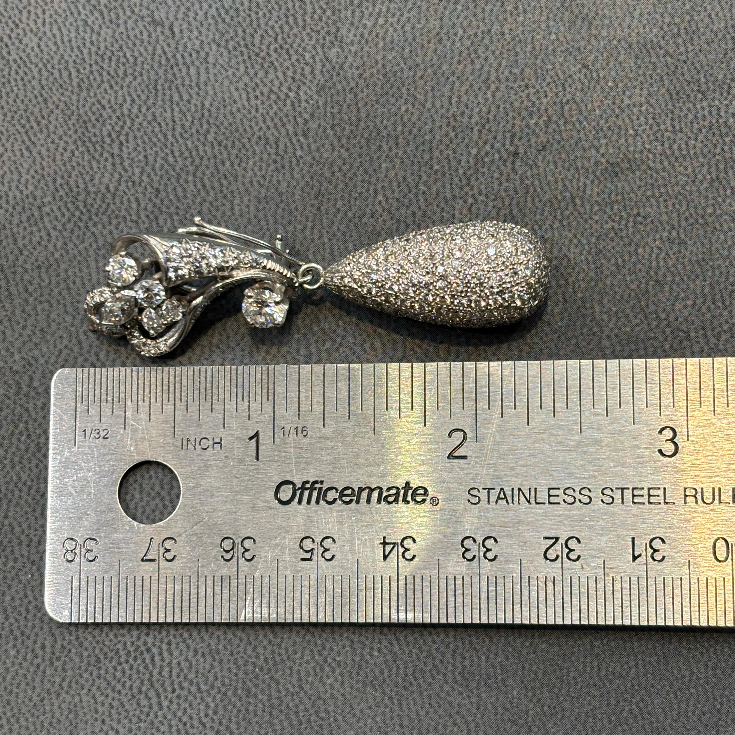 Pendientes Día y Noche de Diamantes en venta 2