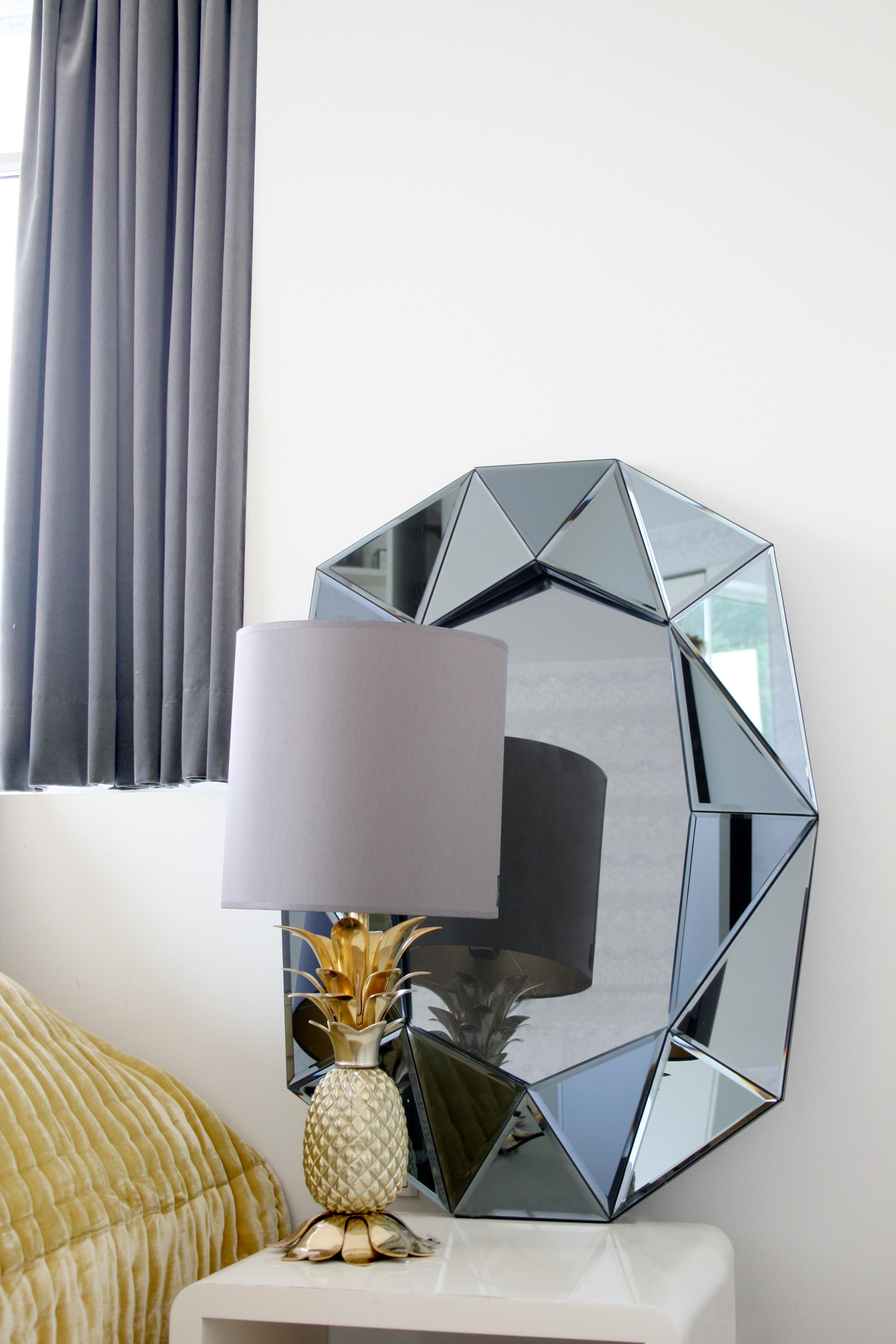 Contemporary Diamond Decorative Mirror