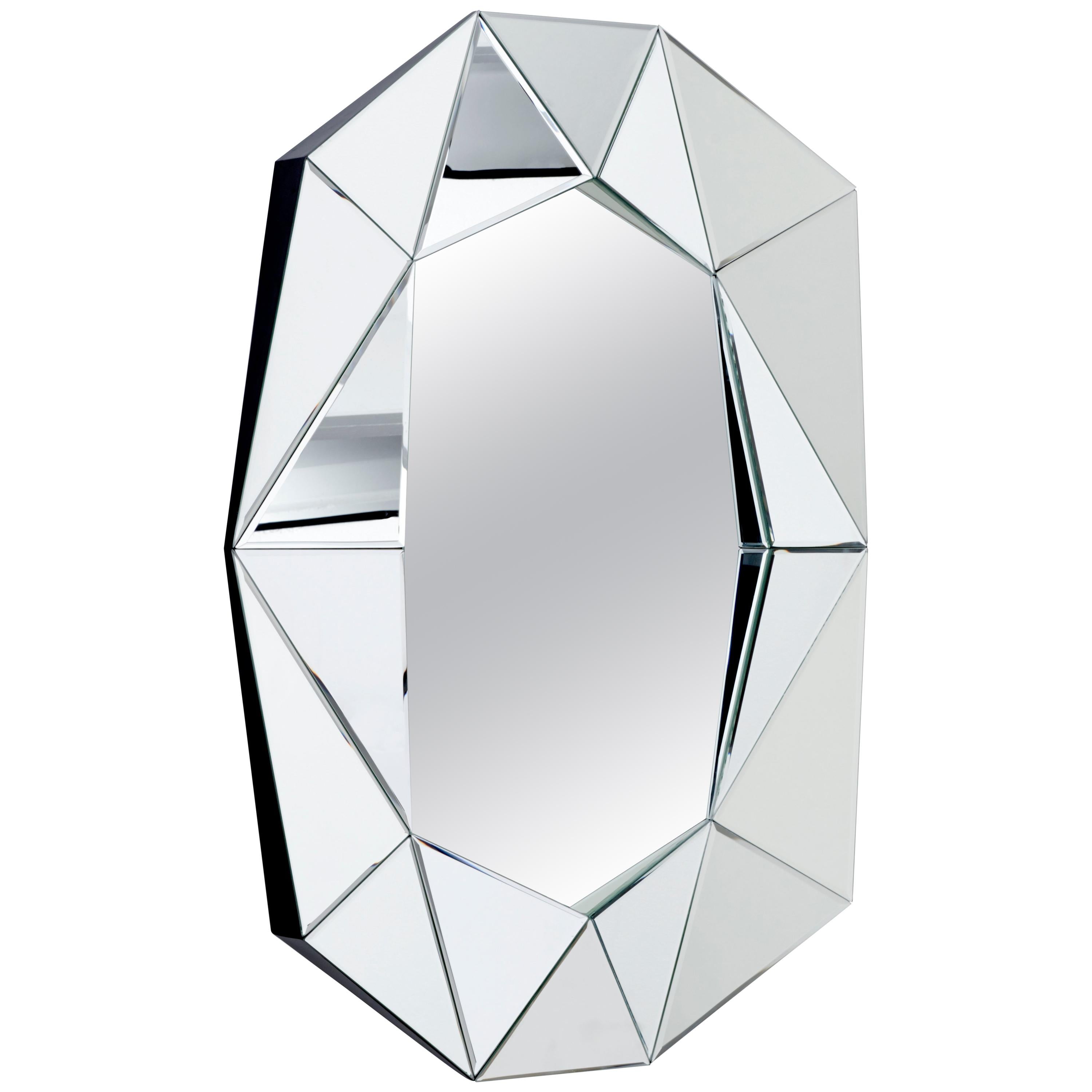Decorative Diamond Shaped Mirror at 1stdibs