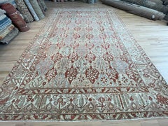 Diamond Design Semi-Antique Persian Bakhtiari Rug