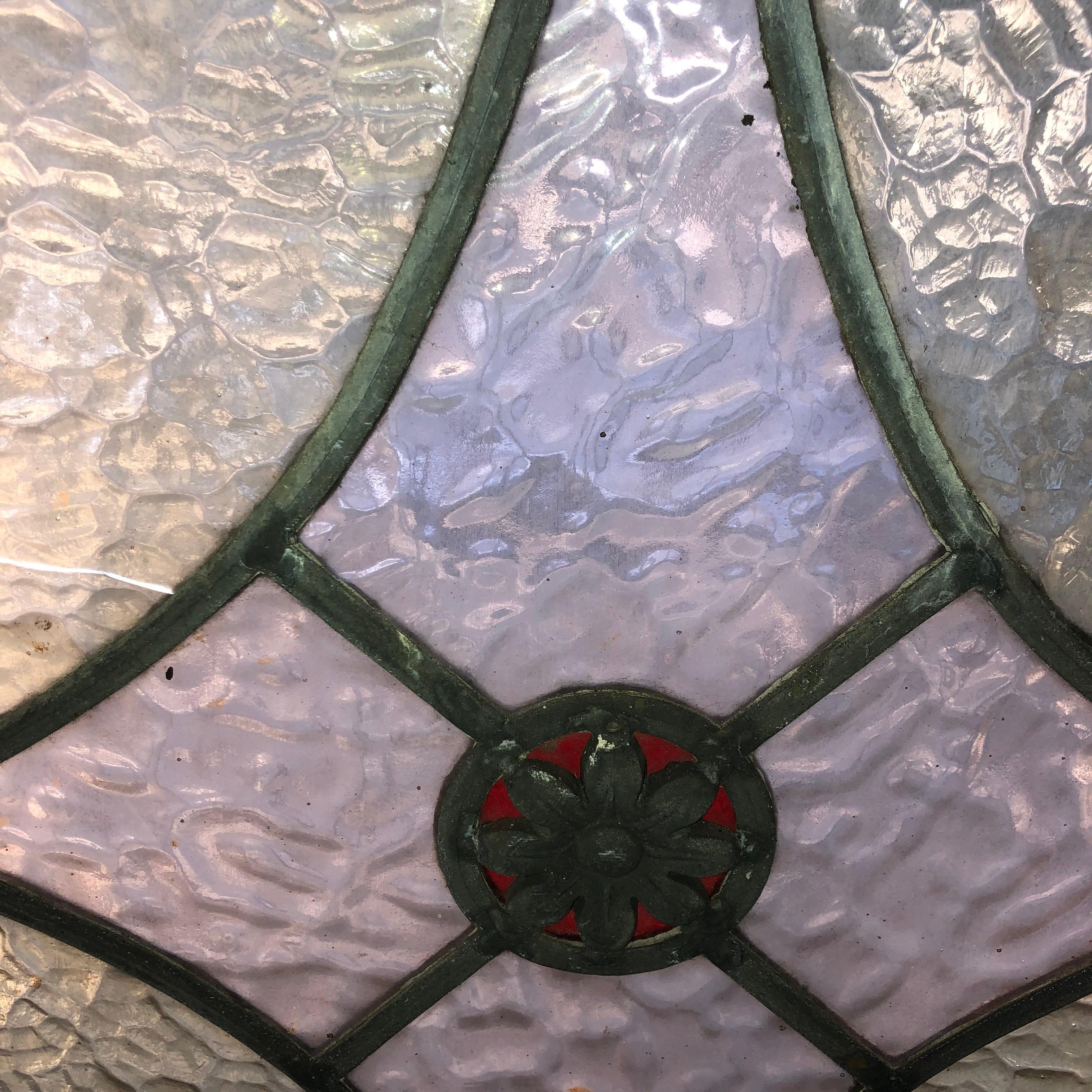 Vetrata con disegno a diamante 35